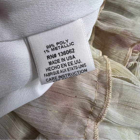 Lavender Brown mini dress V-neckline bell sleeves
tiered skirt pastel large NWT - Picture 9 of 10